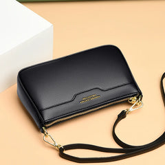 Women's Leather Crossbody Bag High Shoulder Handbag