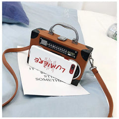 Novelty Radio Shaped Women's Shoulder Bag