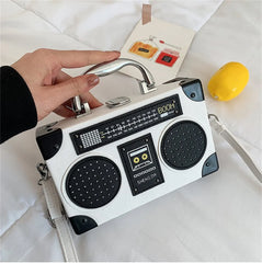 Novelty Radio Shaped Women's Shoulder Bag