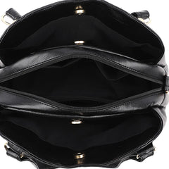 Vintage Leather Crossbody Messenger Bag for Women
