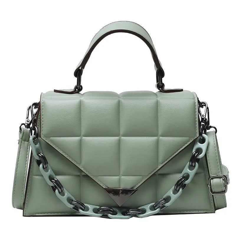 Women's Pu Leather Flap Shoulder Bag Classic Crossbody Purse