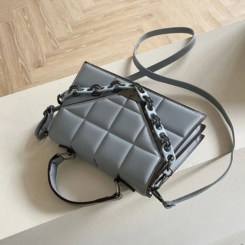 Women's Flap Shoulder Bag Pu Leather Classic Crossbody Handbag