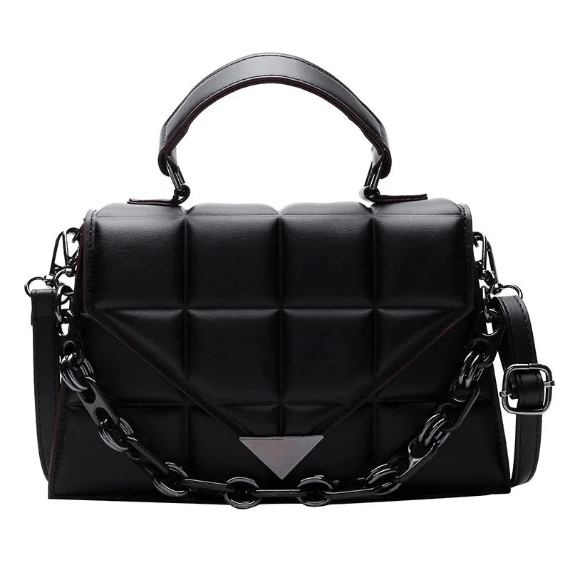 Women's Pu Leather Flap Shoulder Bag Classic Crossbody