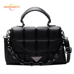 Women's Flap Shoulder Bag Pu Leather Classic Crossbody Handbag