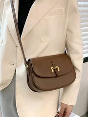 Women's Pu Leather Shoulder Crossbody Bag Chain Underarm