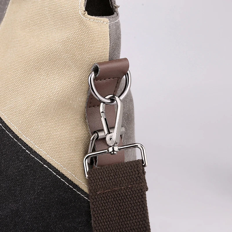 Vintage Patchwork Shoulder Bag Women's Messenger Top-handle Tote Crossbody Purse