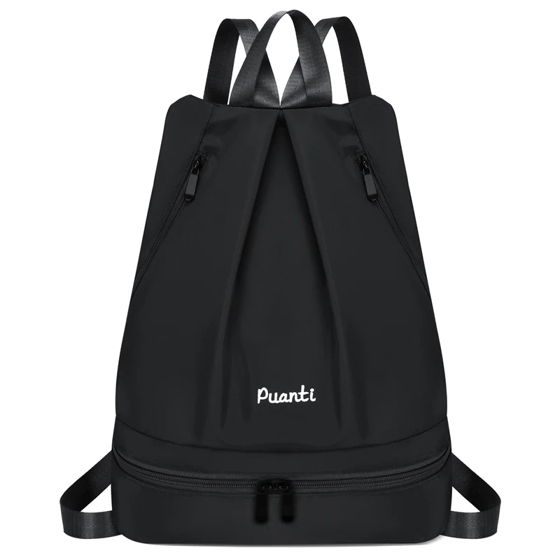 Nylon Laptop Backpack Women Travel Shoulder Bag