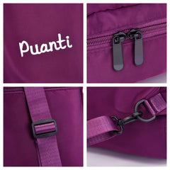 Nylon Laptop Backpack Women Travel Shoulder Bag