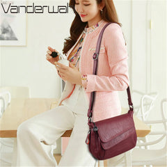 Soft Leather Women Shoulder Messenger Bag