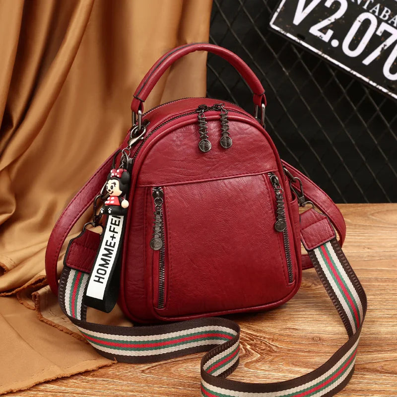High-quality Multi-function Women's Shoulder Small Backpack
