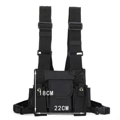 Tactical Vest Fanny Pack Chest Rig Bags Unisex Hip hop Shoulder Bag