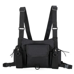 Tactical Vest Fanny Pack Chest Rig Bags Unisex Hip hop Shoulder Bag