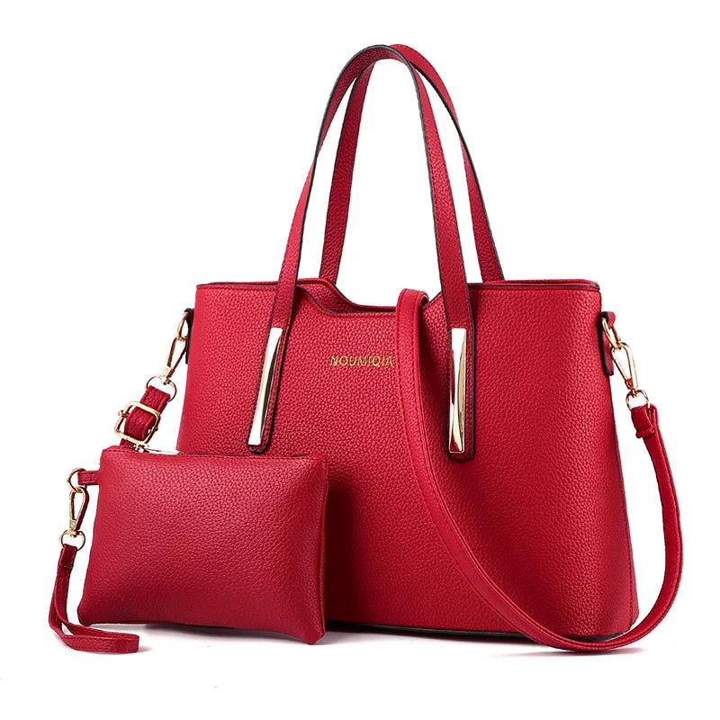 Temperament Messenger Shoulder Bag Female Autumn Handbag Two-piece
