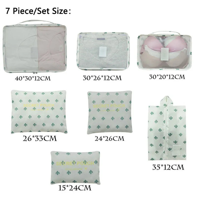 Travel Bag Clothes Shoe Underwear Organizer Luggage Packing Cube Storage