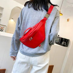 Nylon Waist Bag Women Chest Bag Travel Belt Purse Female Shoulder Bags
