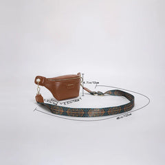 Women's Leather Waist Bag Phone Fanny Pack