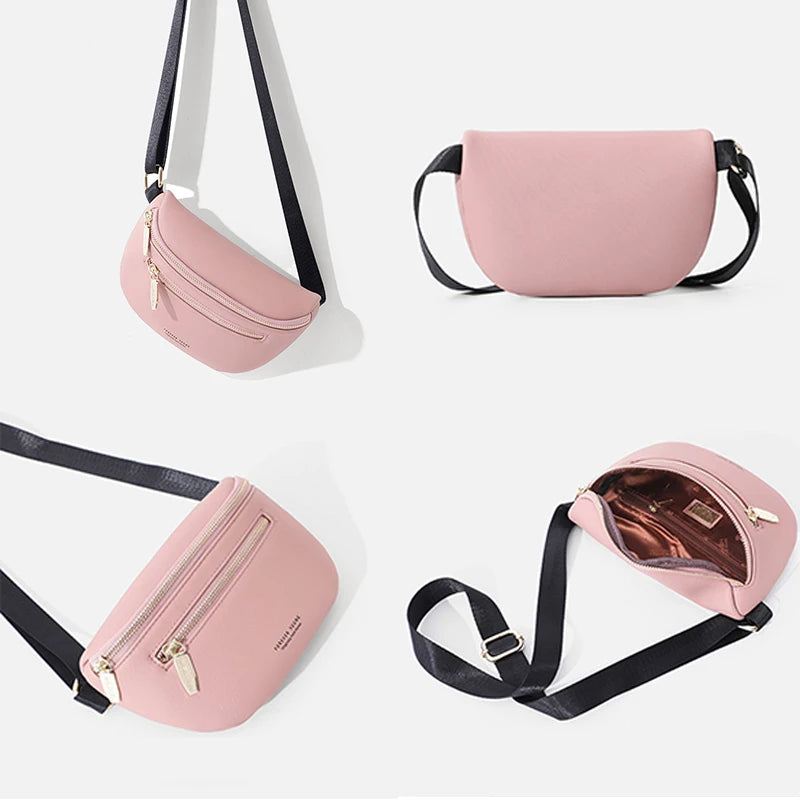 Women's Waist Bag Casual Travel Belt Crossbody Bag Chest Bag Fanny Pack Purse