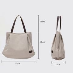 Women Canvas Shoulder Bag Handbags Retro Crossbody Bags
