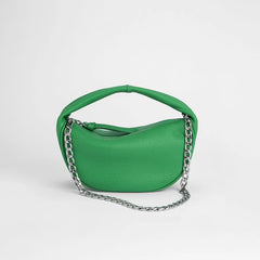 Vintage Lychee Pattern Women Hobo Bag Chain Underarm Bag
