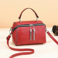 Rivet Leather Handbag Multicolor Crossbody Bag for Women
