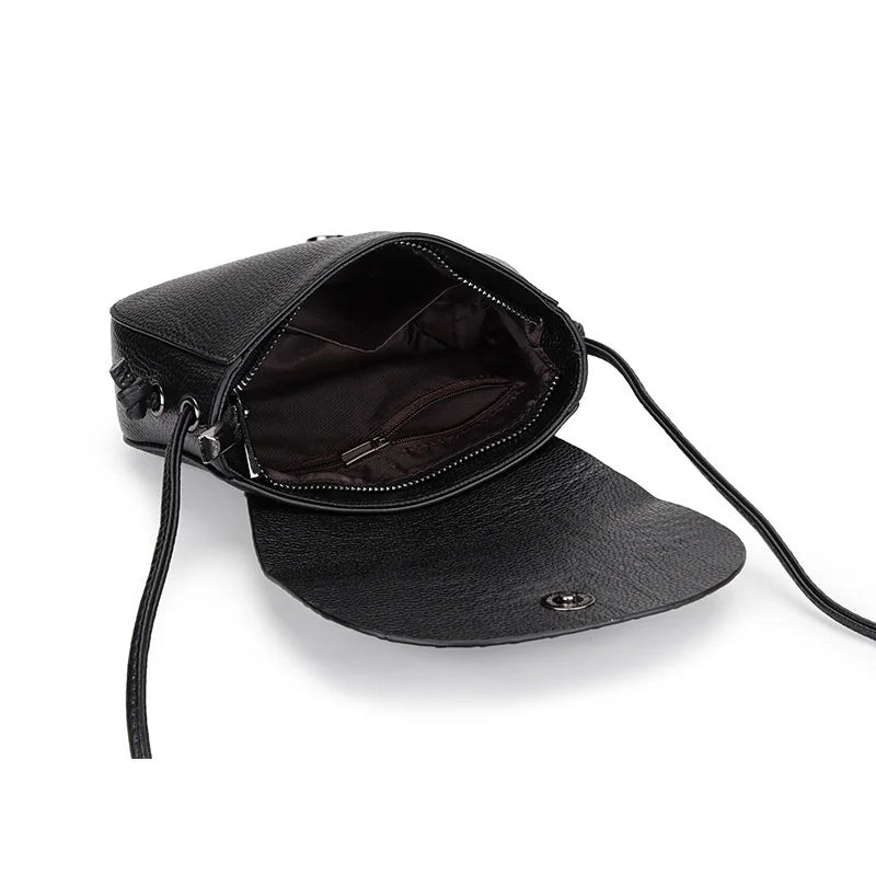 High Square Rivet Messenger Bag Chain Crossbody Bag