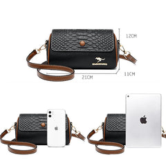 Crocodile Leather Crossbody Handbags Women's Wallet