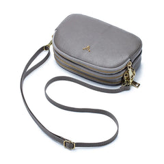 Women's Leather Flap Messenger Bag Crossbody Handbag