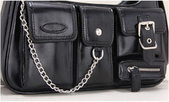 Women Underarm Bag PU Leather Female Purse and Handbag
