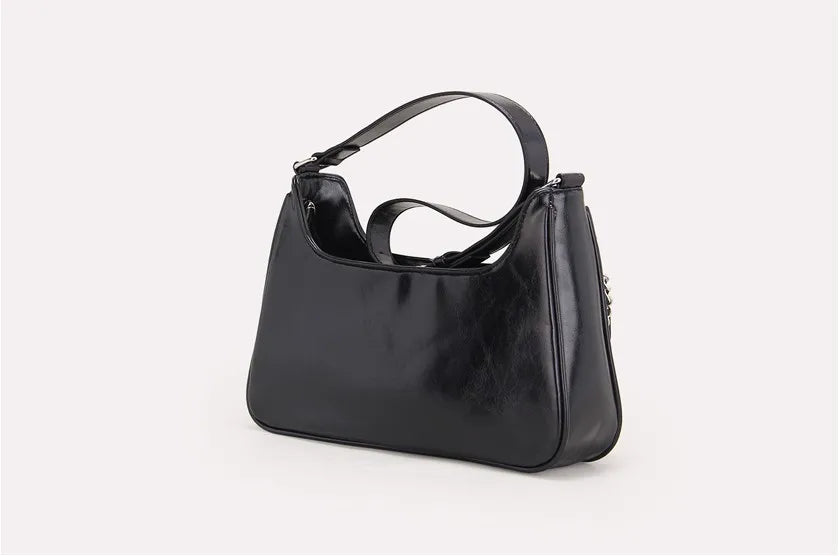 Women Underarm Bag PU Leather Female Purse and Handbag