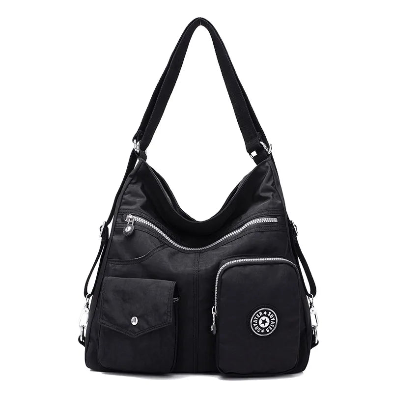 Waterproof Nylon Crossbody Bags for Women Large Capacity Lady Shoulder Bag Tote