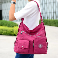 Waterproof Nylon Crossbody Bags for Women Large Capacity Lady Shoulder Bag Tote