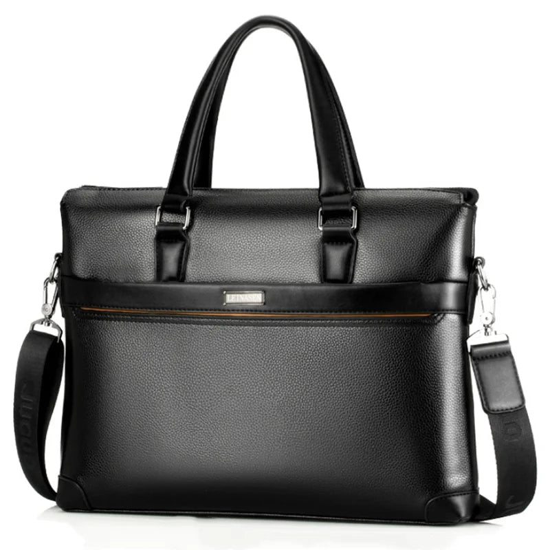 Men Leather Laptop Bag Crossbody Bags for Women Office Briefcase Shoulder