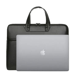 Men Handbag Briefcase PU Leather Laptop Shoulder Bag Business Crossbody