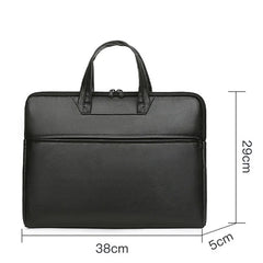 Men Handbag Briefcase PU Leather Laptop Shoulder Bag Business Crossbody