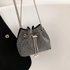 Bright Diamond Handbag Bucket Bag for Women