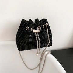 Bright Diamond Handbag Bucket Bag for Women
