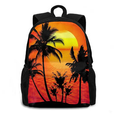 Summer Palm Trees Waves Beach Laptop Sleeve Gift For Her Women Men Teens