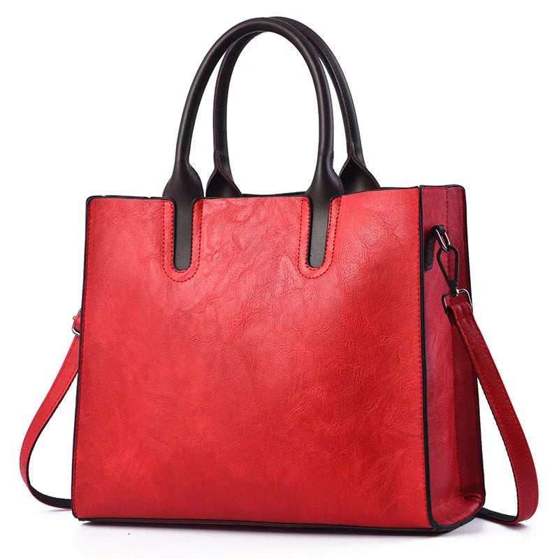British Retro Large Capacity Shoulder Bag for Women