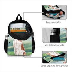 Brittany Spaniel Arrival Satchel Schoolbag Backpack