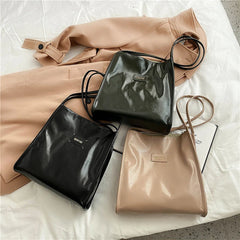 Soft Leather Shoulder Bag Large Capacity Crossbody Bag for Women