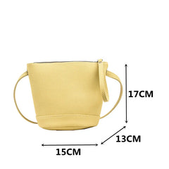 Bucket Shoulder Bags for Women High Leather Crossbody Bag Classic Handbags