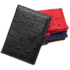 Persian Cat Passport Holder Embossed Leather Candy Ticket Holder