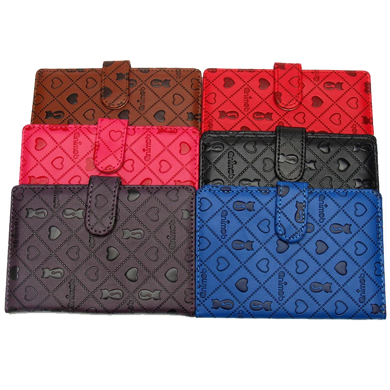 Persian Cat Passport Holder Leather Embossed Candy Ticket Holder