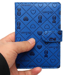 Persian Cat Passport Holder Embossed Leather Candy Ticket Holder