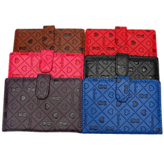 Persian Cat Passport Holder Embossed Leather Candy Ticket Holder