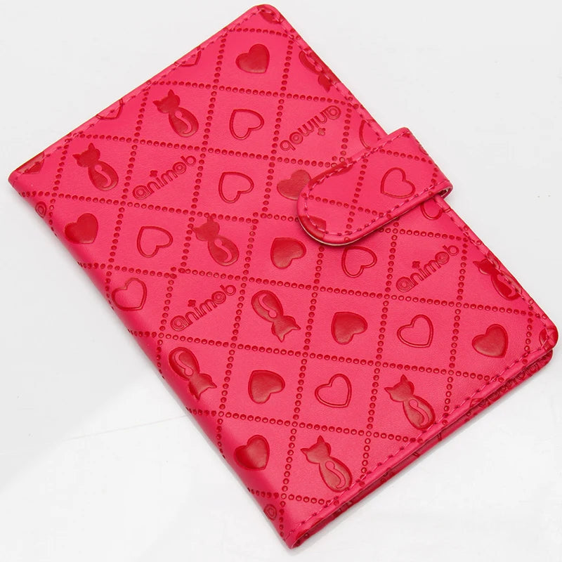 Persian Cat Passport Holder Leather Embossed Candy Ticket Holder