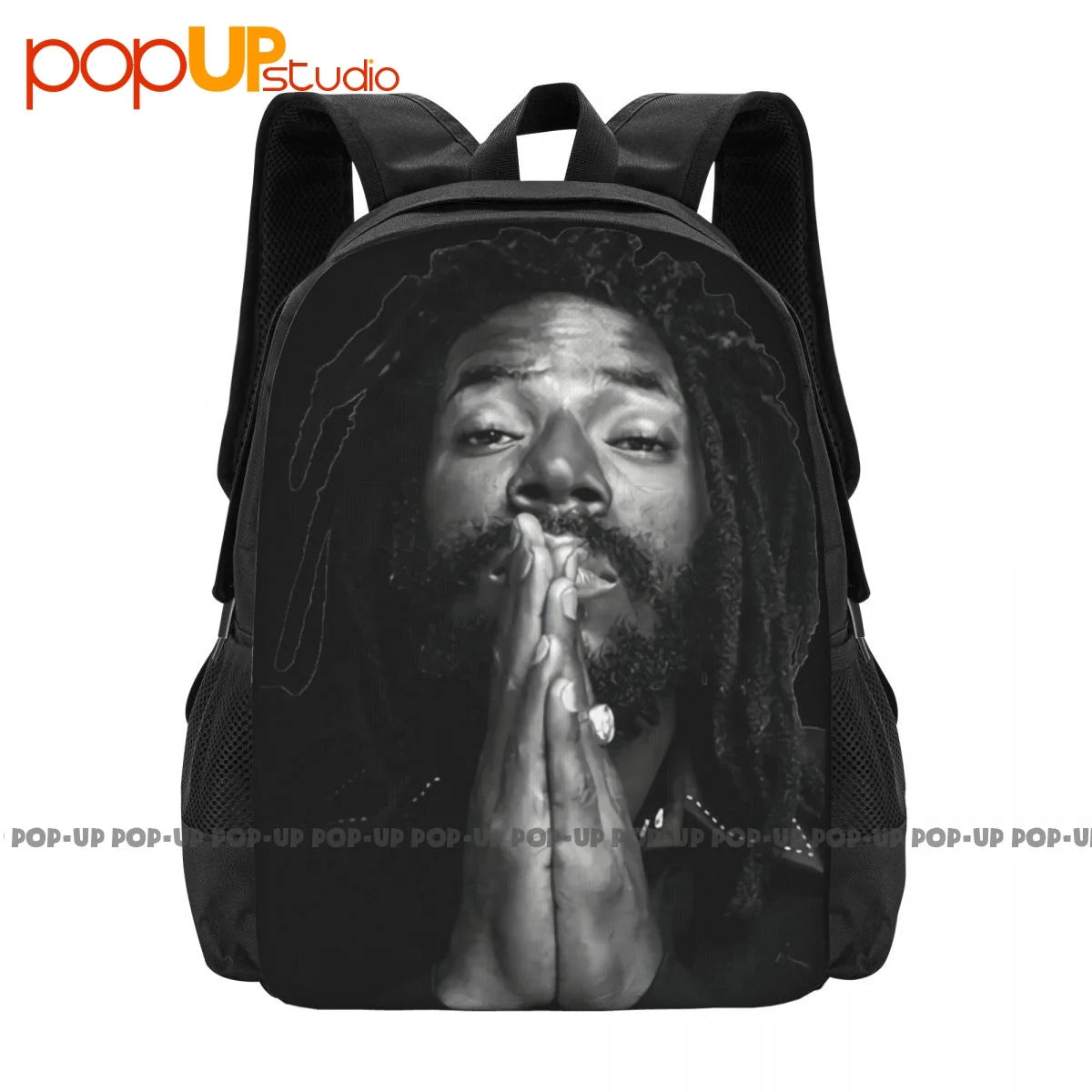 Buju Banton DJ Reggae Tour Backpack Large Capacity School Beach Bag