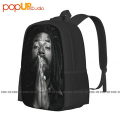 Buju Banton Reggae Tour Backpack Large School Beach Bag