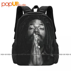 Buju Banton DJ Reggae Tour Backpack Large Capacity School Beach Bag