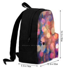 Colorful Digital Art Laptop Travel School Bag